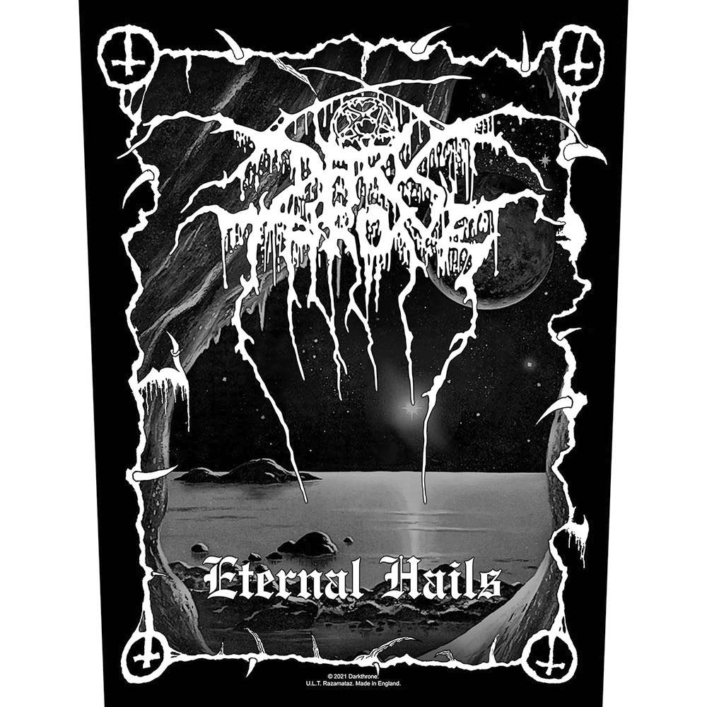 Darkthrone - Eternal Hails Rugpatch - Zwart